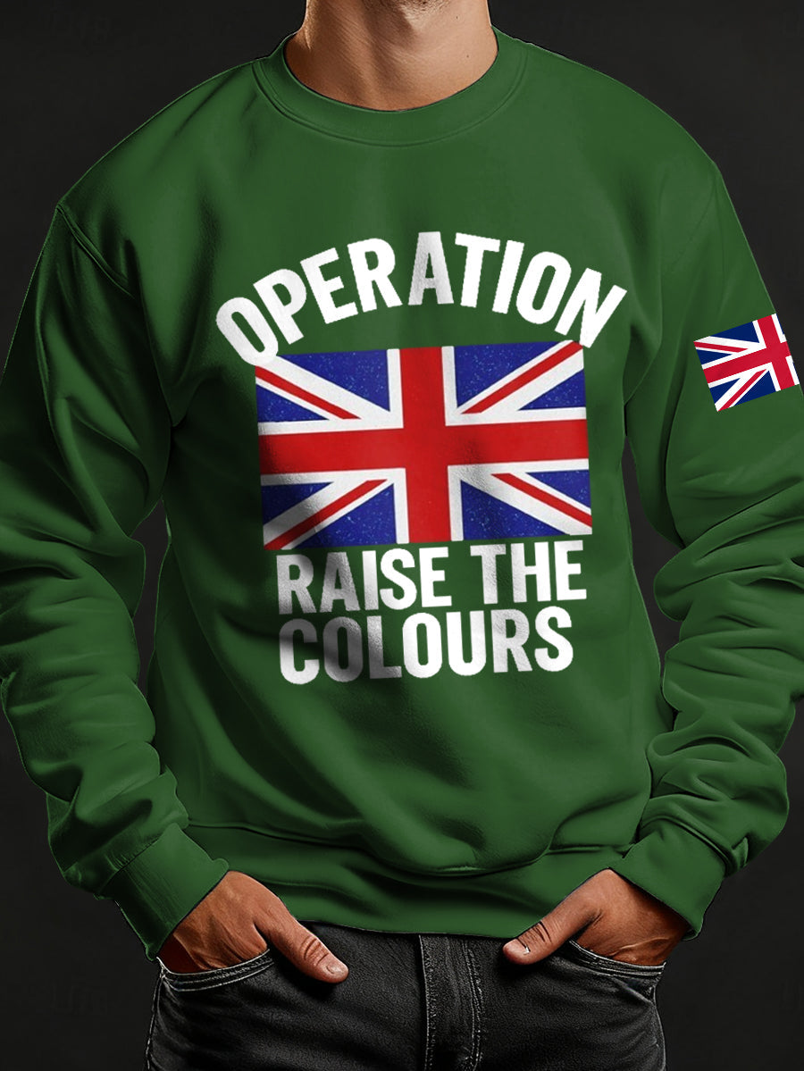 Men's Raise The Colours Print Crew Neck Sweatshirt-4