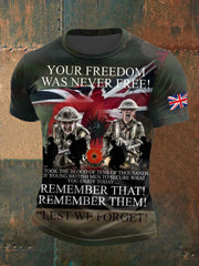 Men's British Veteran short sleeves t-shirt