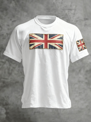Men's British Flag Printed  short sleeve t-shirt-2