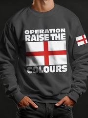 Men's Raise The Colours Print Crew Neck Sweatshirt-2