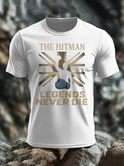 Men's Hitman Boxing Lover Printed T-shirt-2