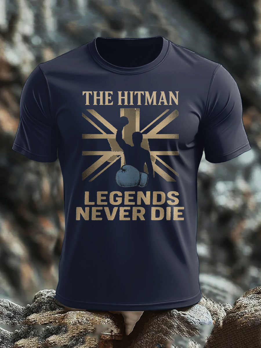 Men's Hitman Boxing Lover Printed T-shirt-1