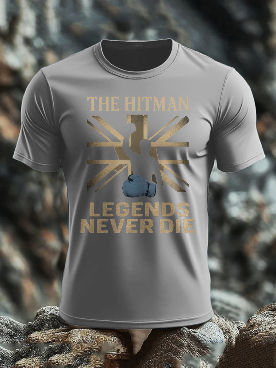 Men's Hitman Boxing Lover Printed T-shirt-3