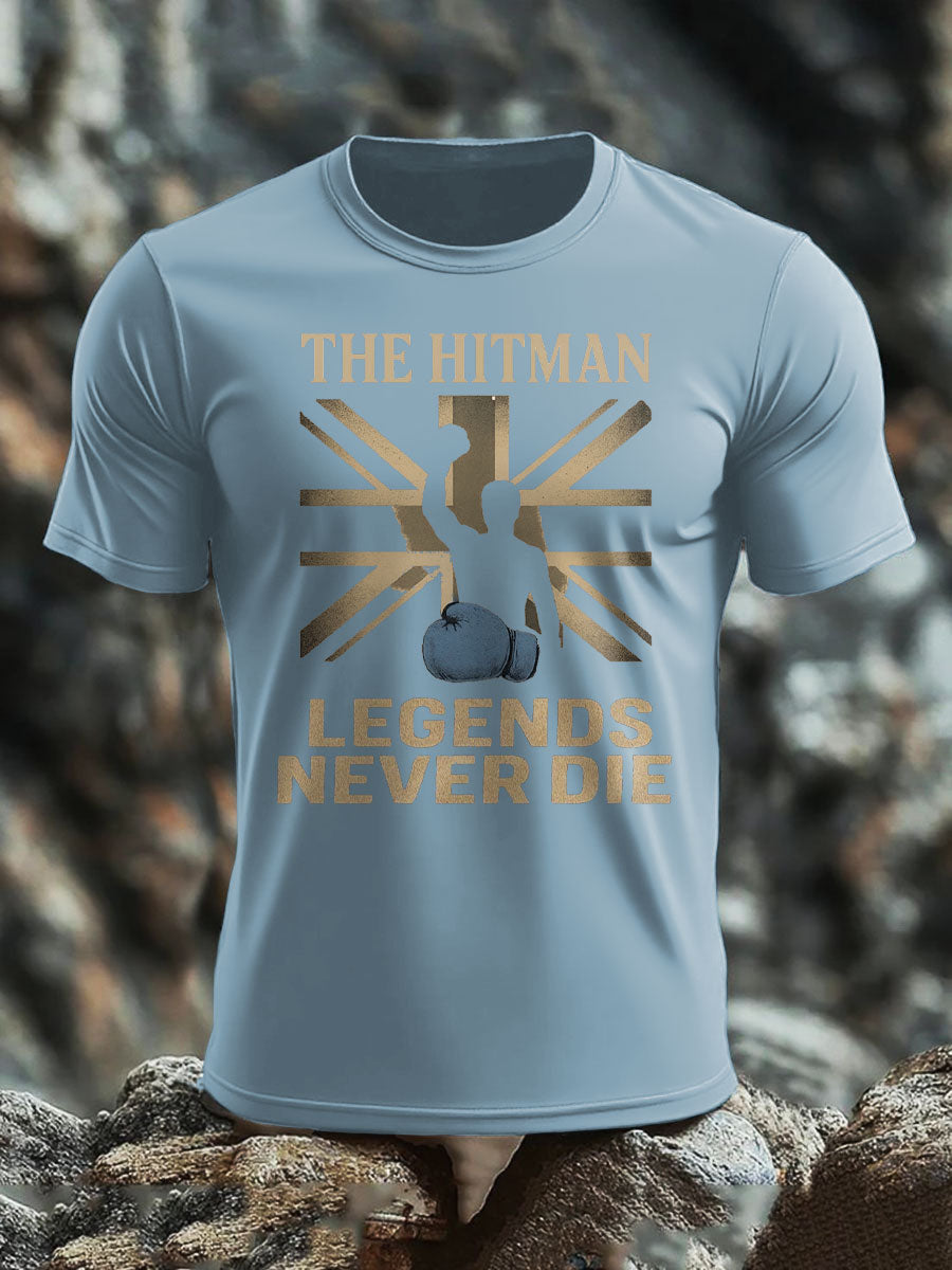 Men's Hitman Boxing Lover Printed T-shirt-4