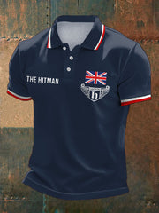 Men's Hitman Boxing Lover Printed Casual Tops