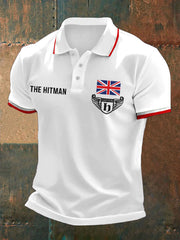 Men's Hitman Boxing Lover Printed Casual Tops-2