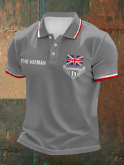 Men's Hitman Boxing Lover Printed Casual Tops-3