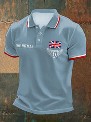 Men's Hitman Boxing Lover Printed Casual Tops-4