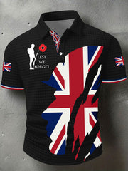 Men's Remembrance Day Lest We Forget  Short Sleeve Shirt-1
