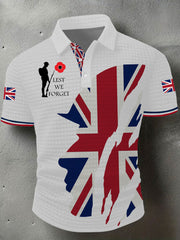 Men's Remembrance Day Lest We Forget  Short Sleeve Shirt