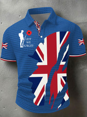 Men's Remembrance Day Lest We Forget  Short Sleeve Shirt-3