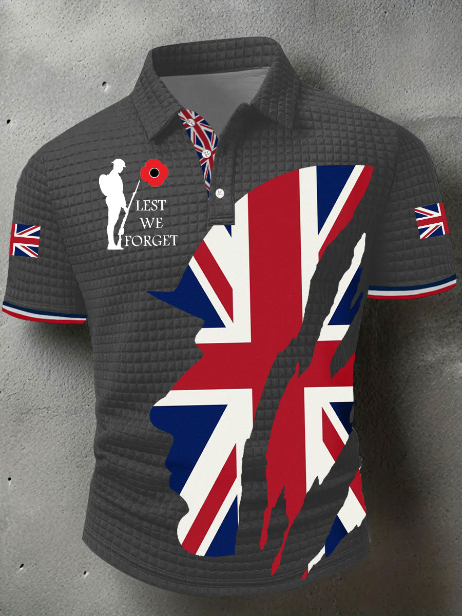 Men's Remembrance Day Lest We Forget  Short Sleeve Shirt-2