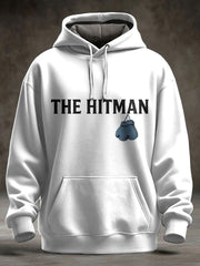 Men's Hitman Boxing Lover Printed Hoodie-1