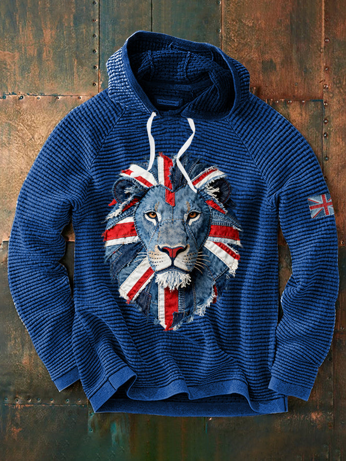 Men's French Terry Hoodie-4