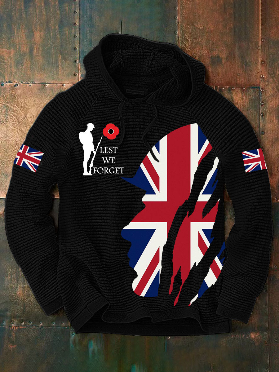 Men's Remembrance Day Lest We Forget Hoodie-1