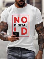 Men's No Digital ID Printed short-sleeved T-shirt-1