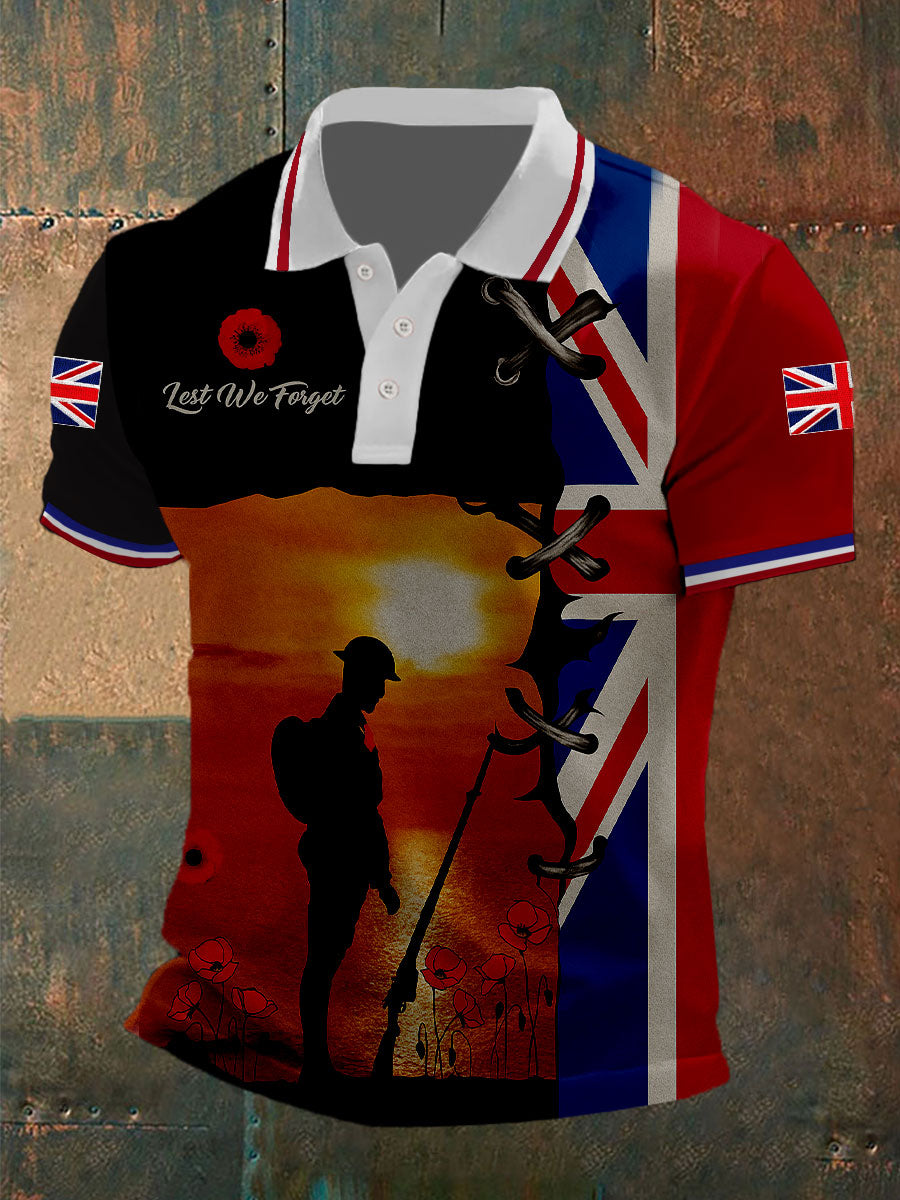 Men's Remembrance Day Lest We Forget Shirt
