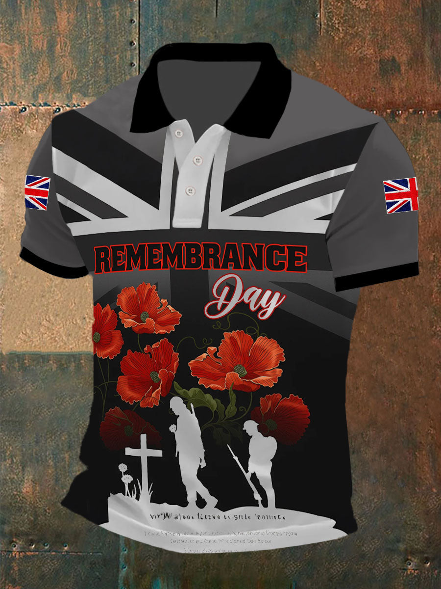 Men's Remembrance Day Lest We Forget Shirt