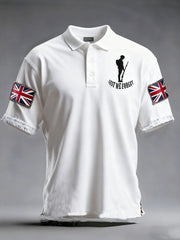 Men's Remembrance Day Lest We Forget Polo Shirt-2