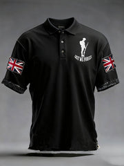 Men's Remembrance Day Lest We Forget Polo Shirt-1