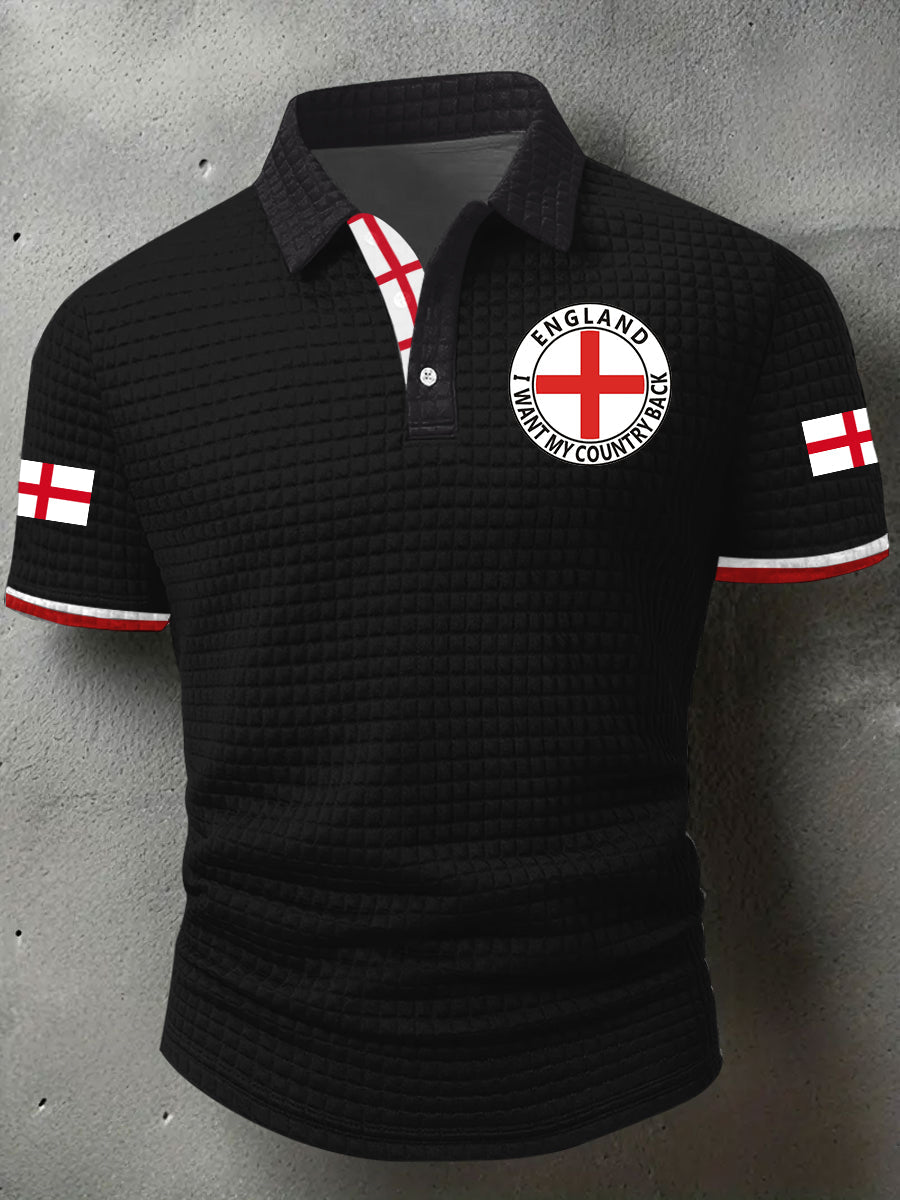 Men's England I Want My Country Back Short Sleeve Shirt-1