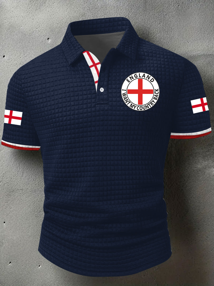 Men's England I Want My Country Back Short Sleeve Shirt-2