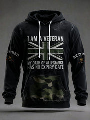 Men's UK Veteran Printed Hoodie-1