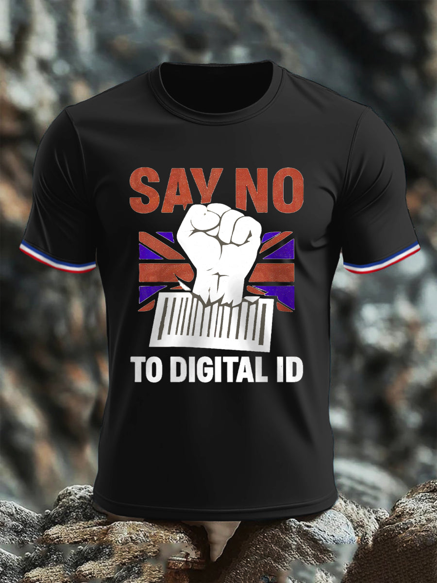 Men's No Digital ID Printed short sleeves t-shirt