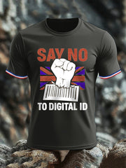 Men's No Digital ID Printed short sleeves t-shirt-2