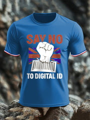 Men's No Digital ID Printed short sleeves t-shirt-3