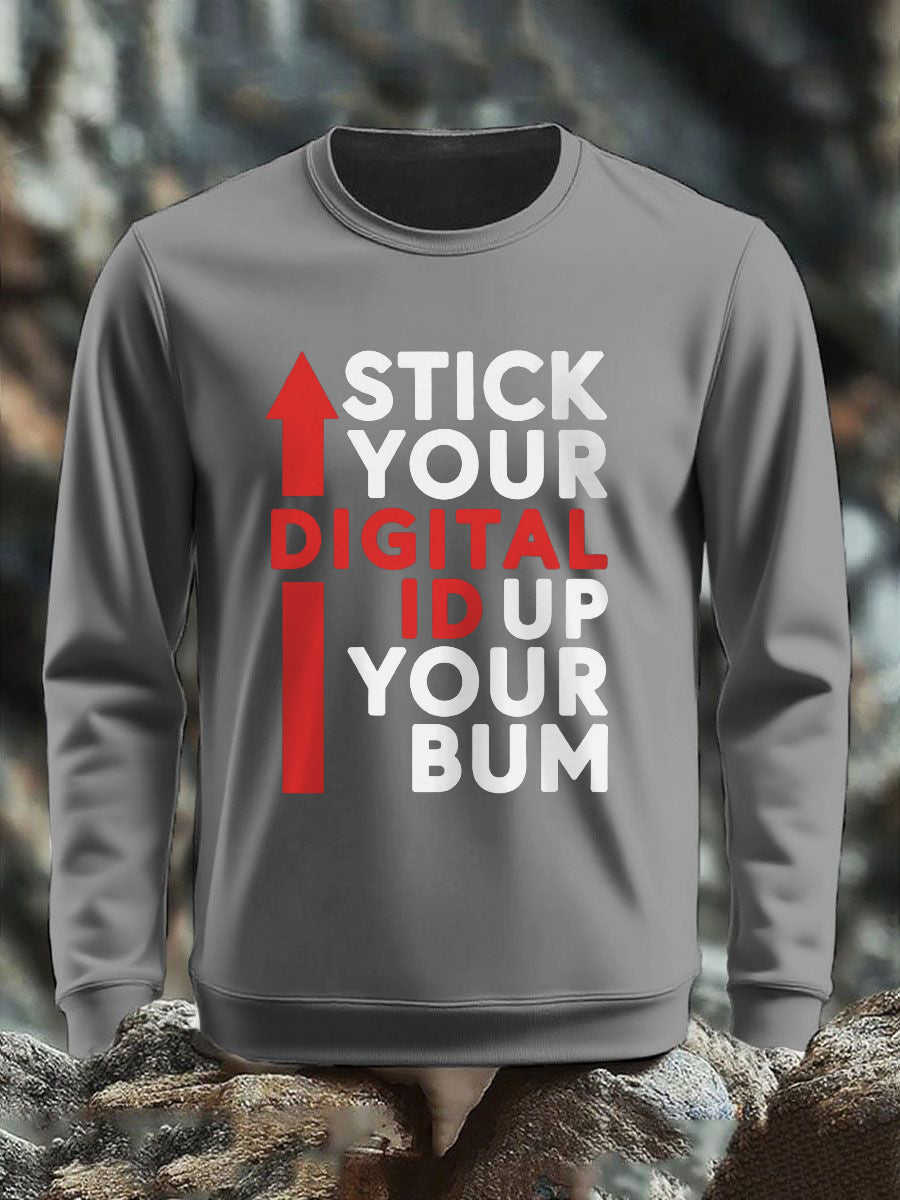Men's No Digital ID Printed sweatshirt-4