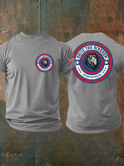 Men's Unite The Kingdom Defend Or Nation Printed imitation cotton short-sleeved T-shirt-4