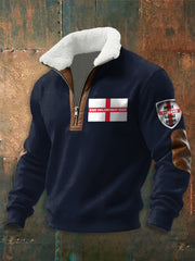 Men's Make England Great Again Print zip-up hoodie-2
