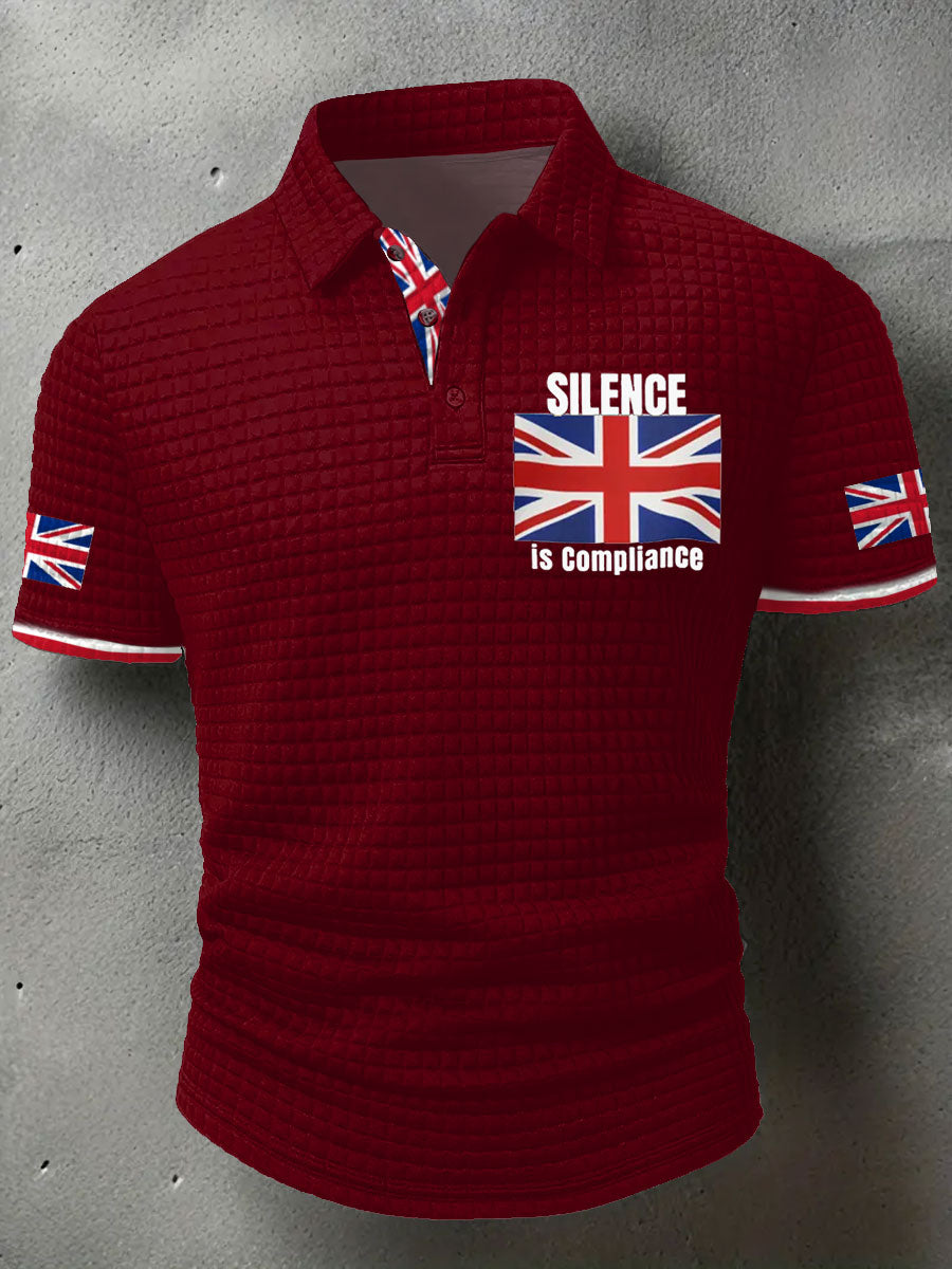 Men's Silence is Compliance short sleeve shirt-3