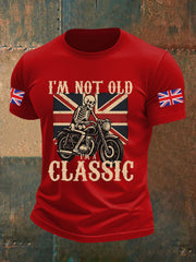 Men's Vintage I'm Not Old I' A Classic England Flag Printed T-shirt-6