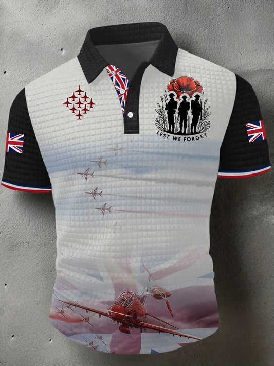 Men's Remembrance Day Lest We Forget Short Sleeve Shirt