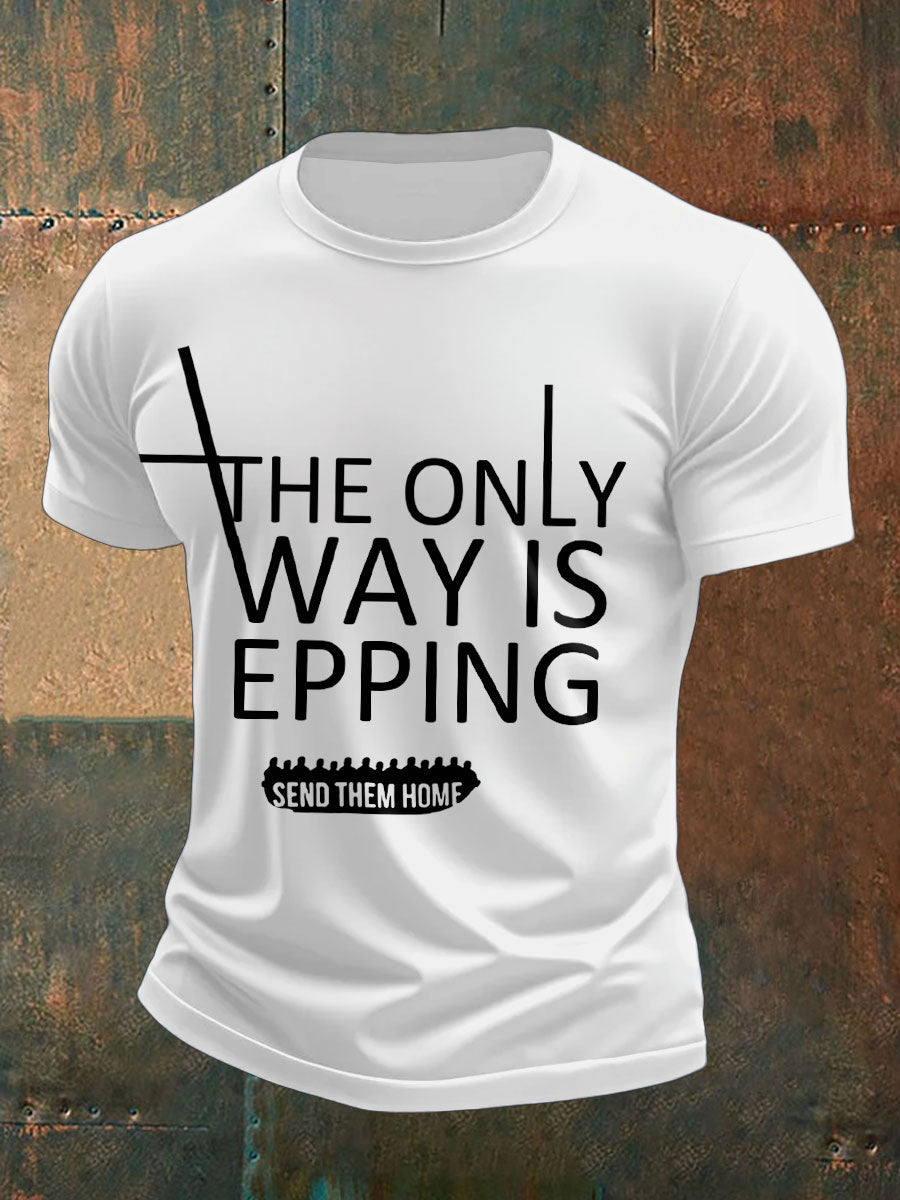 Men's The Only Ways Is Epping Printed T-Shirt-1