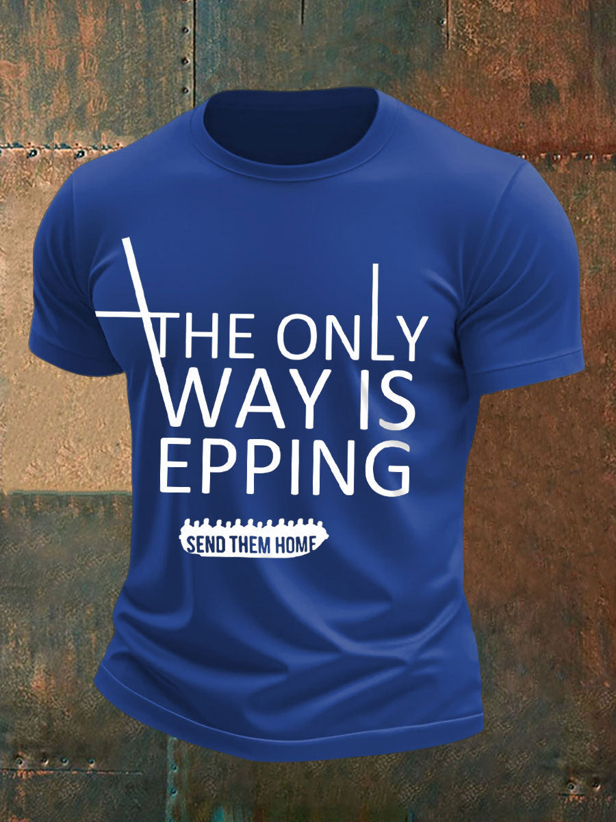 Men's The Only Ways Is Epping Printed T-Shirt-3