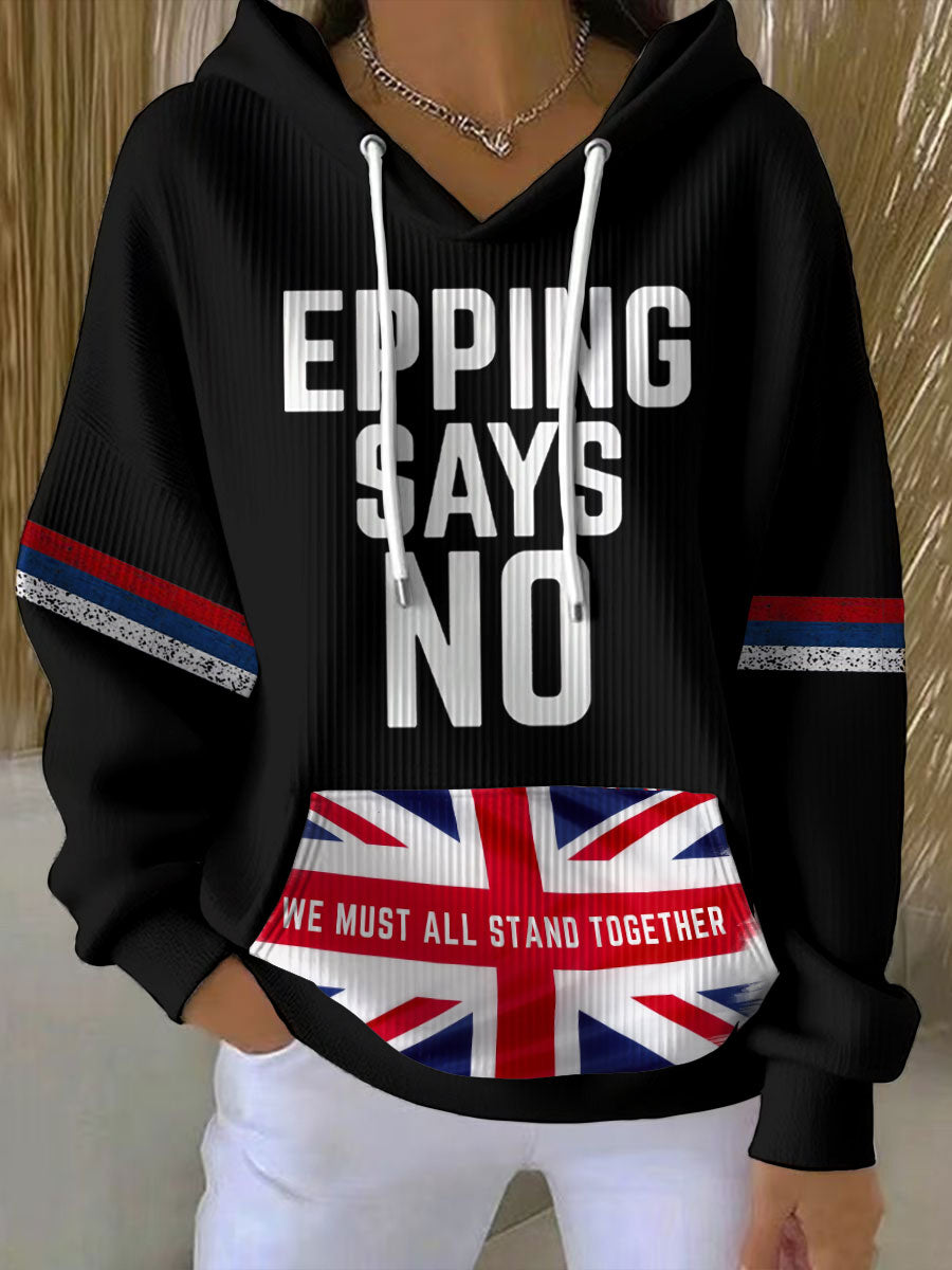 Women's The Only Ways Is Epping Printed Hoodie-1