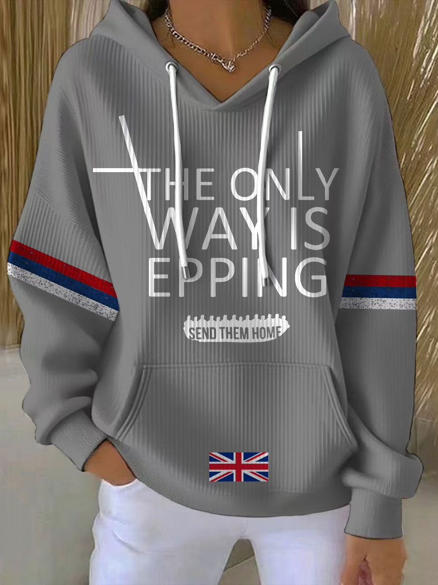 Women's The Only Ways Is Epping Printed Hoodie-2