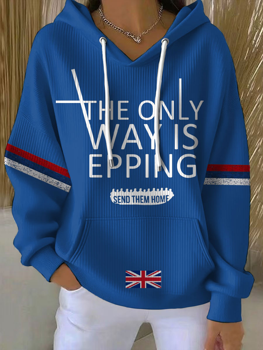 Women's The Only Ways Is Epping Printed Hoodie-3