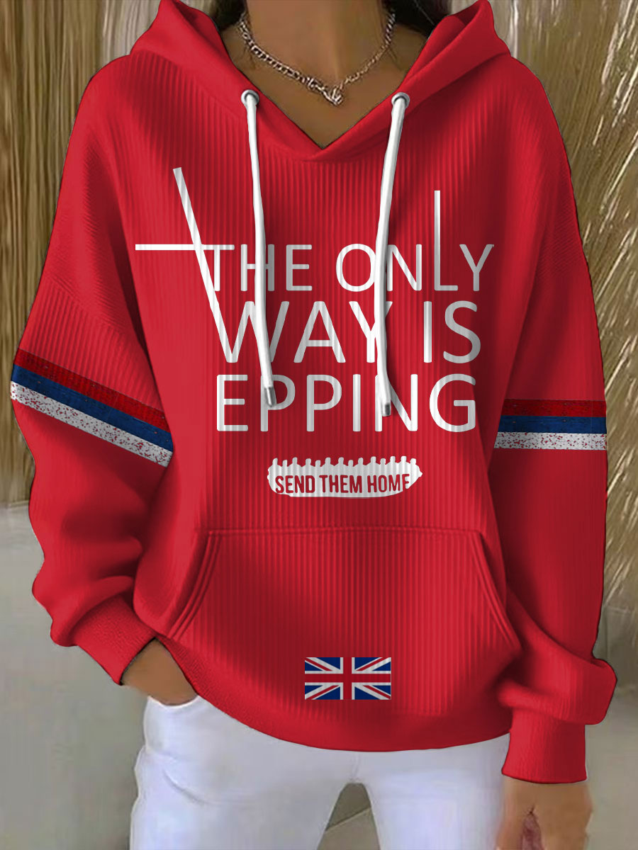 Women's The Only Ways Is Epping Printed Hoodie-4