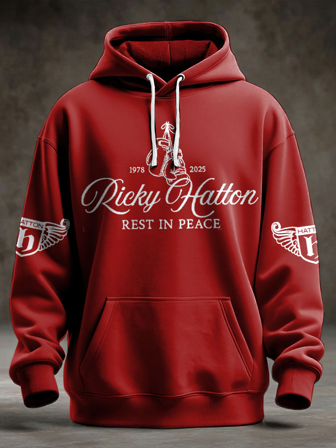 Men's Hitman Rip Printed Hoodie-4