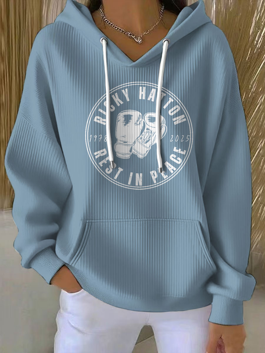 Women's Hitman Rip Printed Hoodie-1