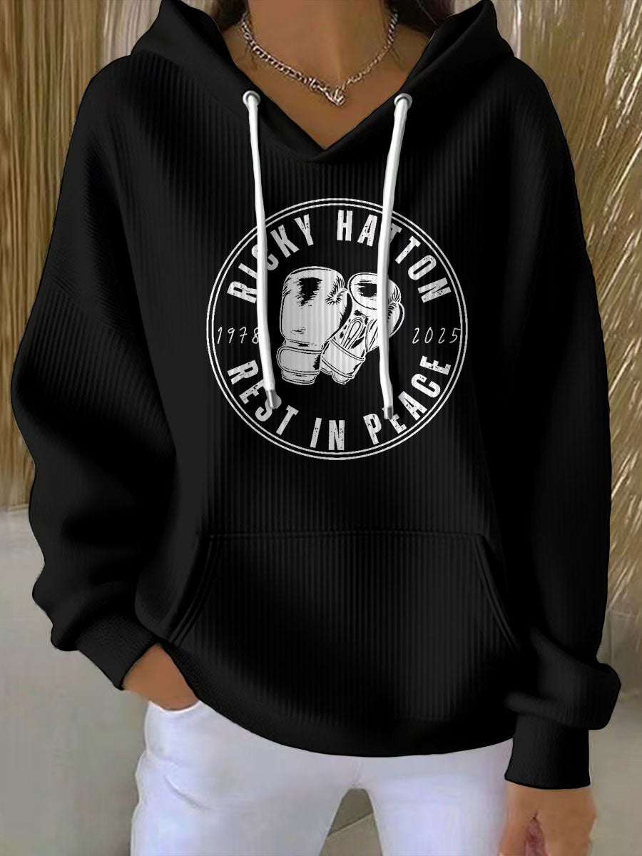 Women's Hitman Rip Printed Hoodie-3