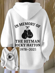 Women's Hitman Rip Printed Hoodie-4