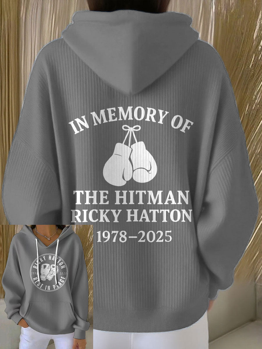 Women's Hitman Rip Printed Hoodie-6