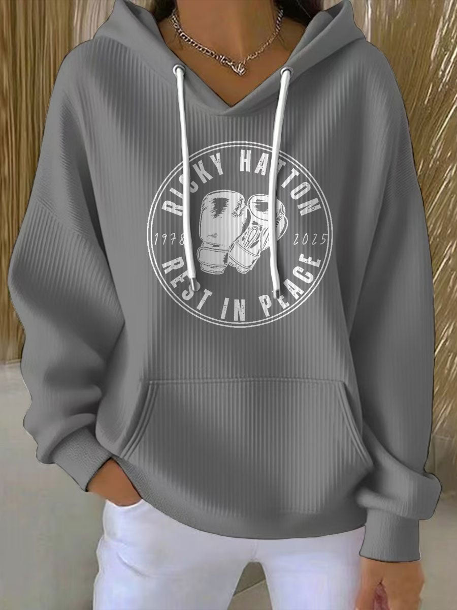 Women's Hitman Rip Printed Hoodie-7