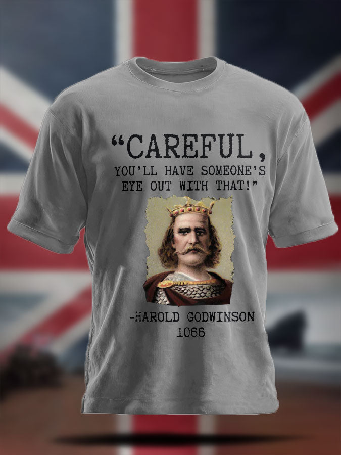 Men's UK History Lover Printed T-shirt-2