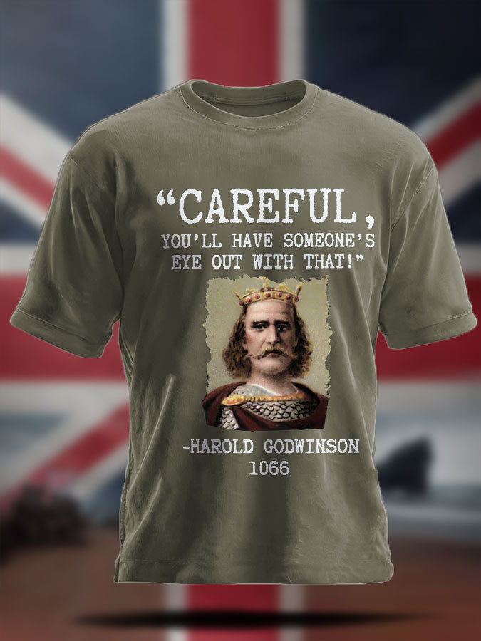 Men's UK History Lover Printed T-shirt-3